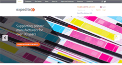 Desktop Screenshot of expedite.uk.com