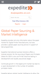 Mobile Screenshot of expedite.uk.com
